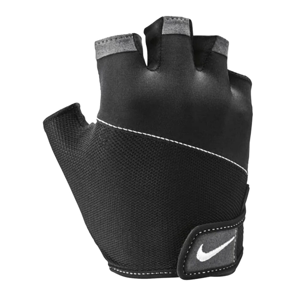 (L, Black/White) Nike Womens/Ladies Elemental Fitness Fingerless Gloves