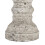 (31cm x 12cm x 12cm, Stone) Hill Interiors Ceramic Column Candle Holder 3