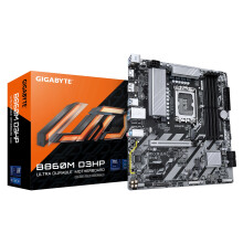 Moederbord - GIGABYTE - B860M D3HP - DDR5 tot 9066MHz - 2xPCIe 4.0 M.2 - Micro ATX