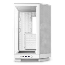 Midden-toren behuizing - NZXT - CC-H61FW-R1 - H6 Flow RGB - Dubbele kamer - Inclusief RGB ventilatoren - Wit