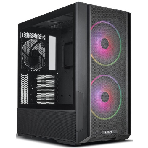 Lian Li LANCOOL 216RX Midi Tower Case, Zwarte gaming behuizing