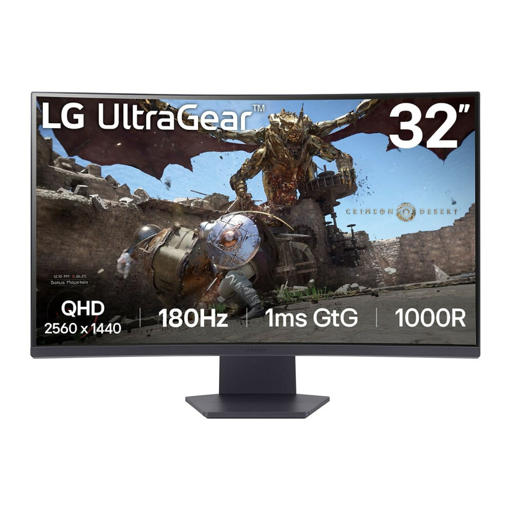 Lg Black 32Gs60qx-B Computer Monitor 80 Cm (31.5") 2560 X 1440 Pixels Quad Hd Lcd