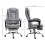 Vinsetto Vinsetto Heated 6 Points Vibration Massage Executive Office Chair Grey 3