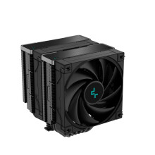 DEEPCOOL - AK620 Zero Dark - R-AK620-BKNNMT-G-1 - CPU-koeler - 120mm - Zwart - 2 PWM-ventilatoren - 6 Heatpipes - TDP 260W