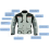 (S) Mens Waterproof Jackets CE Armoured Motorcycle Men's Jackets 5