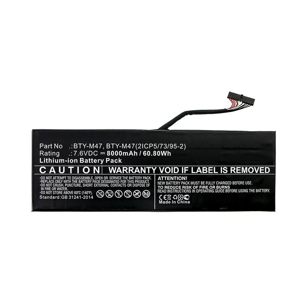 Laptop Battery For Msi 61Wh 5704174287421
