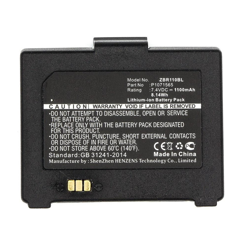 Battery For Zebra Printer 5706998661623