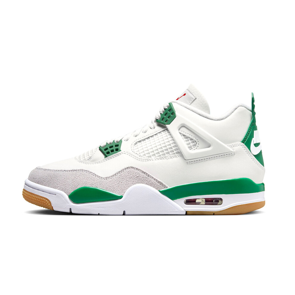 (UK7.5/EUR42/26.5CM) Nike SB X Air Jordan 4 Retro SP Pine Green DR5415-103 Men's Shoes