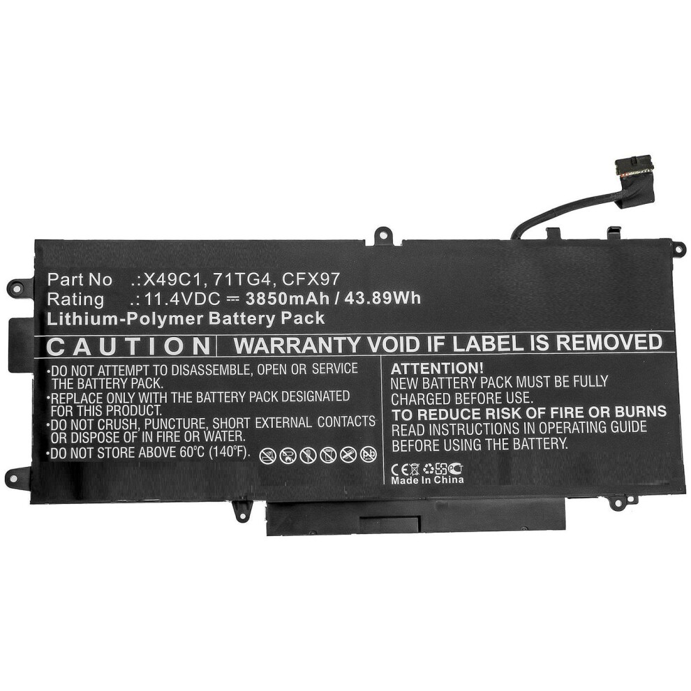 Laptop Battery For Dell 44Wh 5704174524045