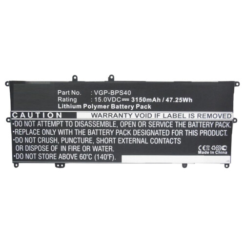 Laptop Battery for Sony 47Wh