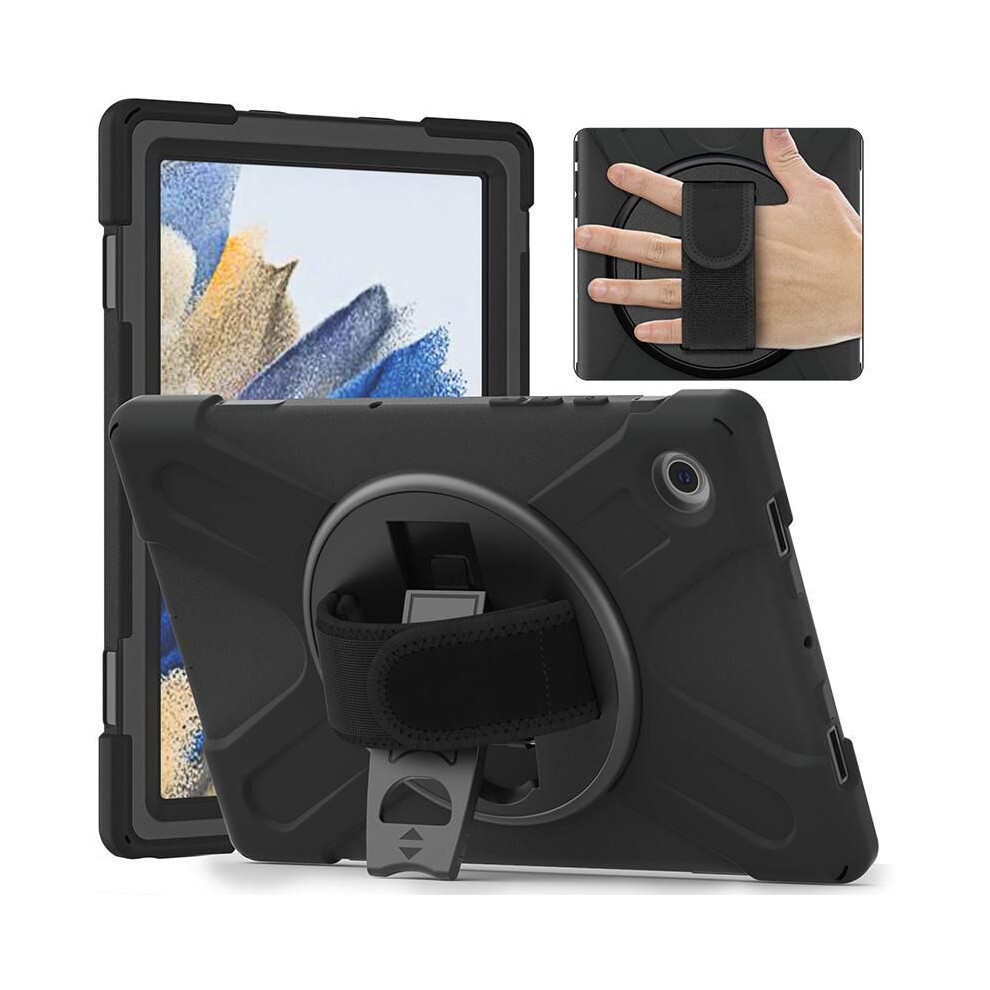 eSTUFF Defender Case (Samsung Galaxy Tab A8), Tablet Hülle, Schwarz - Bild 3