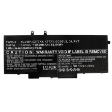 Laptop Battery for Dell 61WH