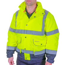 Beeswift - TWO TONE CONSTRUCTOR BOMBER JACKET - Saturn Yellow / Navy