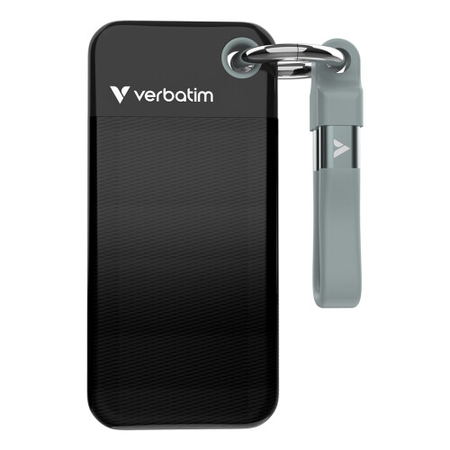 Verbatim Verbatim Pocket SSD USB 3.2 Gen 2 2TB Black/Grey