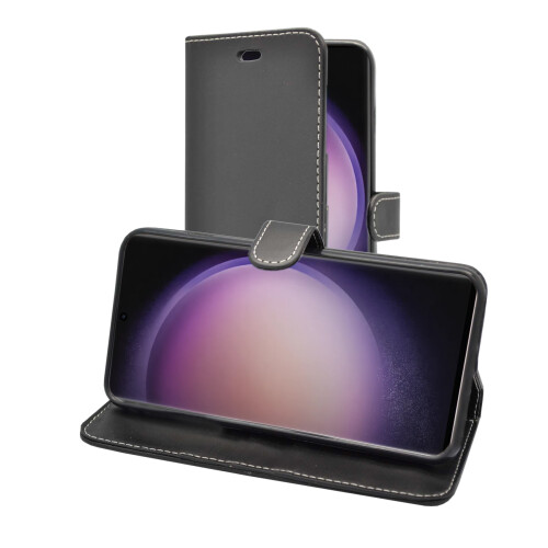 (Black) For Samsung Galaxy S25 Ultra Wallet Flip Case 2