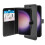 (Black) For Samsung Galaxy S25 Ultra Wallet Flip Case 4