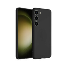 (Black) For Samsung Galaxy S25+ Silicone Gel Cover Case