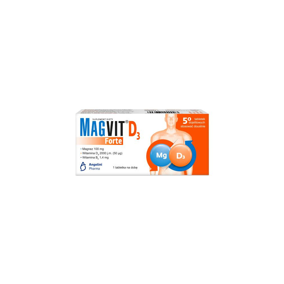 MagVit Forte D3, 50 tablets