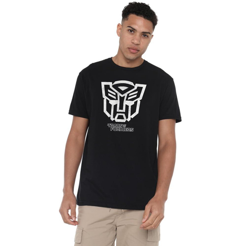 Transformers Mens Autobots Logo Outline T-Shirt