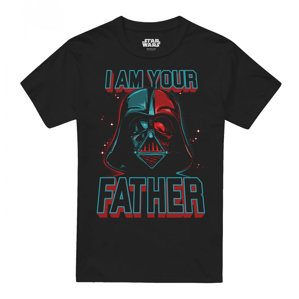 (3XL, Black) Star Wars Mens Father T-Shirt