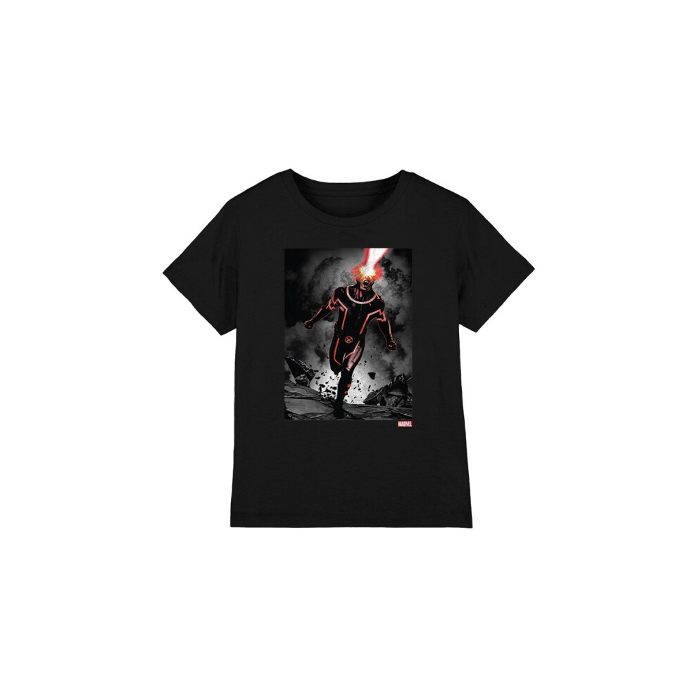 (5-6 Years, Black) Marvel Childrens/Kids X-Men Cyclops Blast T-Shirt