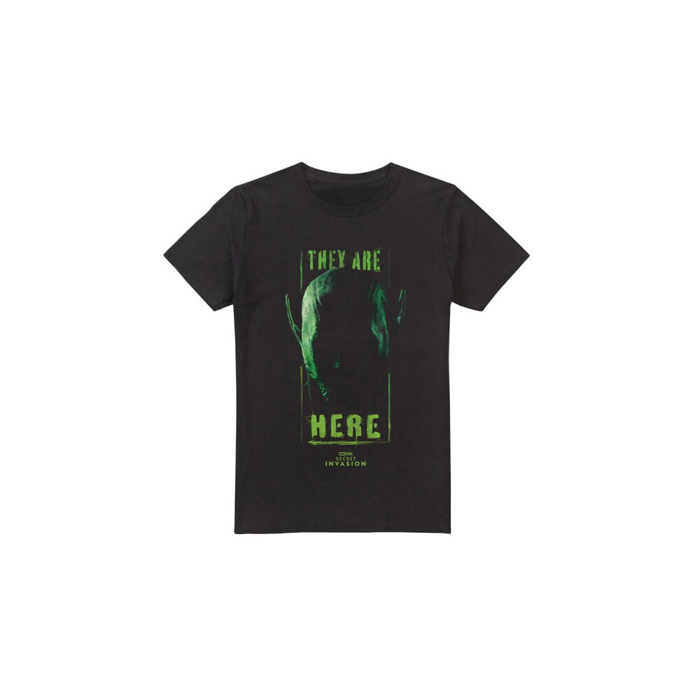 (M, Black) Marvel Mens Secret Invasion T-Shirt