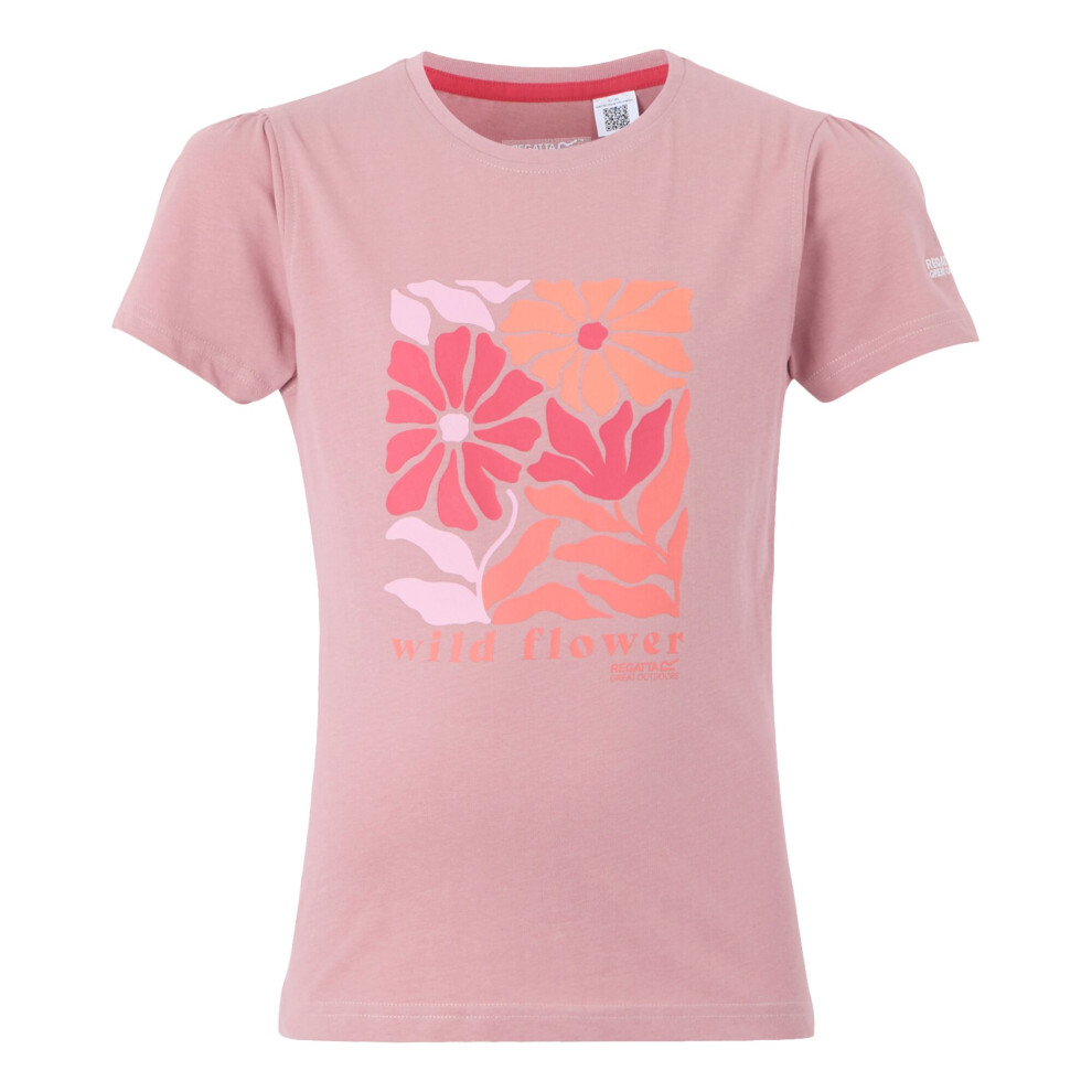 (15-16 Years, Lilas) Regatta Childrens/Kids Bosley VIII Wild Flowers T-Shirt