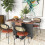 Homcom HOMCOM Foldable Dining Table, Drop Leaf Table with Storage, Rustic Brown 1