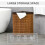 Homcom HOMCOM 55L Bamboo Corner Laundry Hamper Bamboo Laundry Basket Brown 3