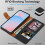 (Black) Samsung Galaxy A56 Wallet Case 2X Screen Protector 4
