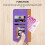 (Lilac) Samsung Galaxy A56 Wallet Case 2X Screen Protector 5