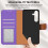 (Lilac) Samsung Galaxy A56 Wallet Case 2X Screen Protector 7