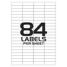 (84 labels Per A4 Sheet) A4 Labels 20 Sheets Sticky Label, Address Labels, Printer Labels, iSOUL Self Adhesive Printable A4 Sticker Paper for Printing, Laser Labels Stickers