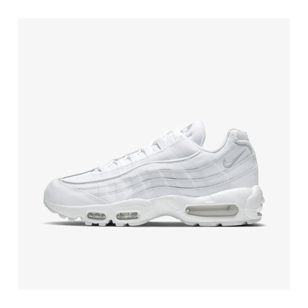 (UK10/EUR45/29CM ) Nike Air Max 95 Essential White Grey Fog CT1268-100 Men's Shoes Trainers