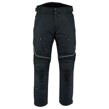 (All Black, 36 W) Men's Waterproof Thermal Armoured Motorcycle Trousers