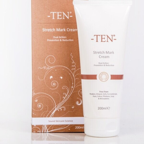 Ten Stretch Mark Cream, double action : Prévention et réduction, 200 ml