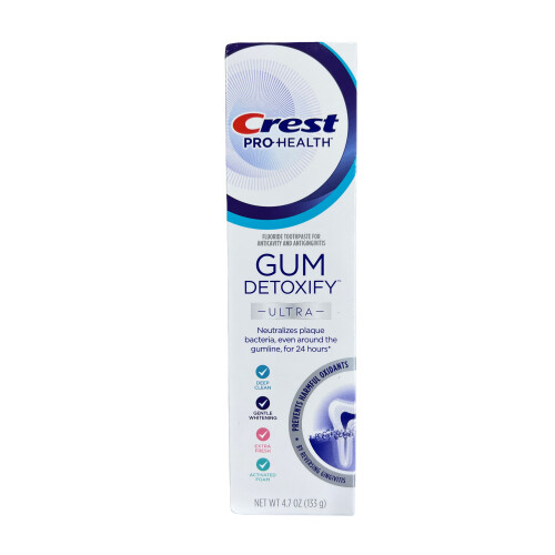 Crest Crest Gum Detoxify Ultra Toothpaste, 3.7 Oz (104 G)