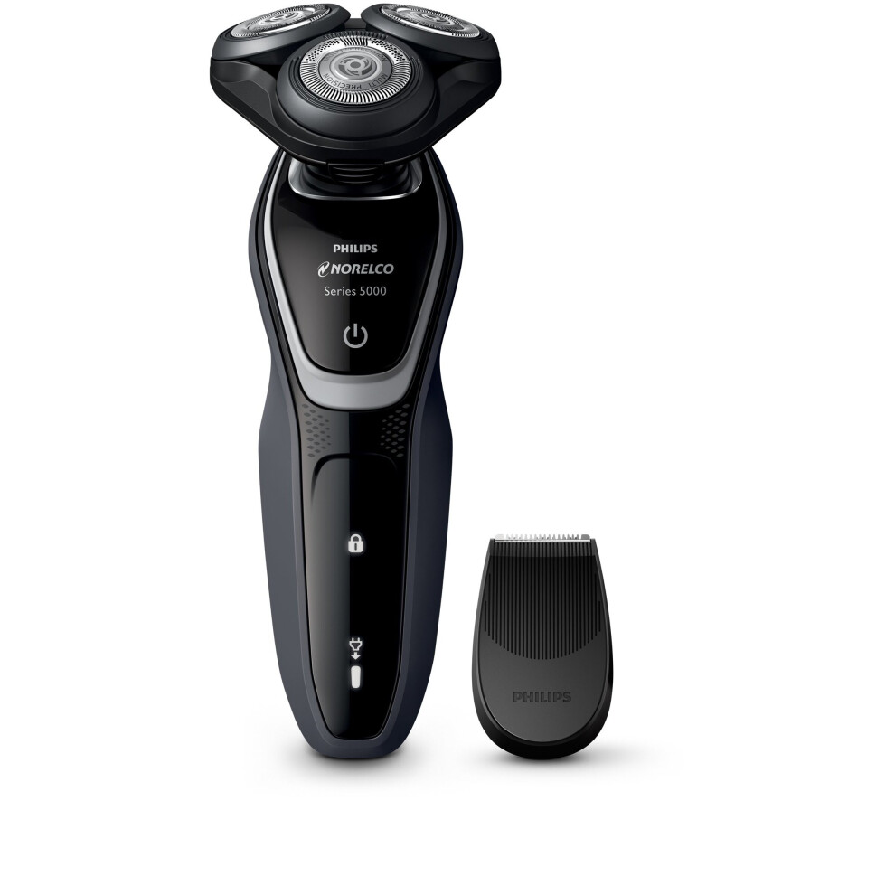 Philips Norelco Electric Shaver 5100 Wet & Dry, S5210/81, With Precision Trimmer