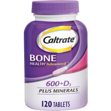 Caltrate 600 Plus D3, Minerals Calcium and Vitamin D, Advanced Bone Health and Mineral Supplement 120 Tablets (Packaging may vary)