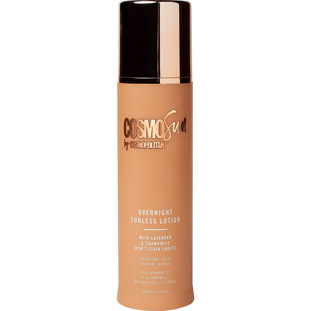 Cosmopolitan Lavender Cosmosun By Overnight Sunless Lotion, & Chamomile, 200 Ml / 6.76 Fl Oz