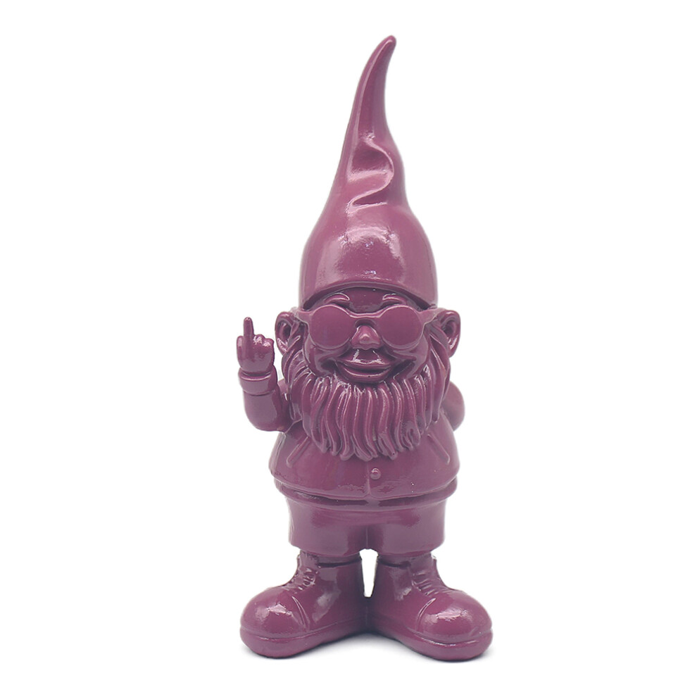 Lesser & Pavey (Regular 20Cm, ) Gnomes Behaving Badly Colourful Ornament Gift Purple