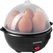 Daewoo Essentials 7 Portion Egg Boiler for Boiled Eggs with Soft-Hardness Indicator