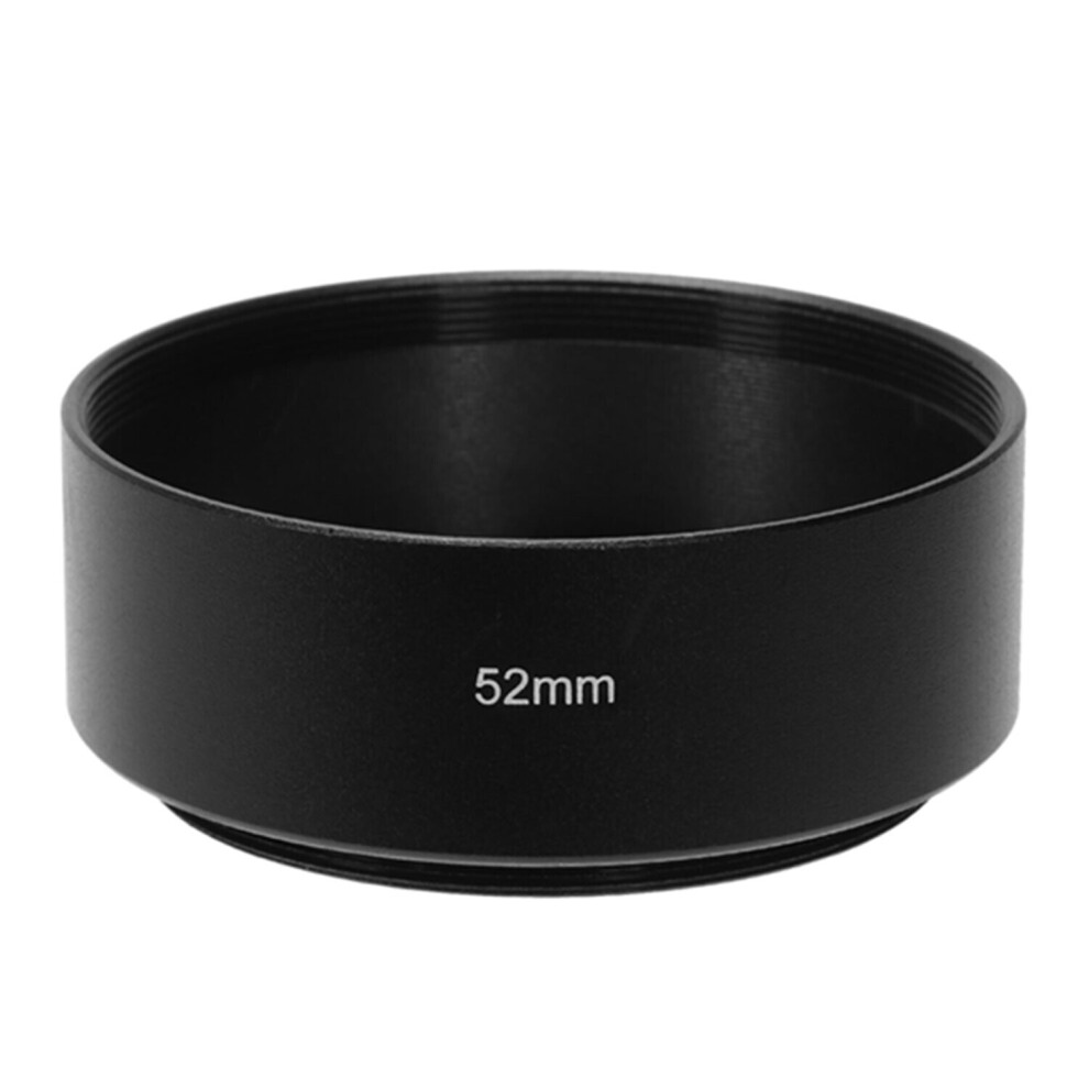 52mm Mount Standard Metal Lens Hood for