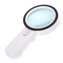 20x LED Magnifying Glass with Light - Handheld 3.15-inch Diameter, High-Definition Optical Lens for Reading, Seniors & Macular Degeneration
