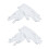 2X Luvas brancas de algodÃo Luvas anti-estÃ¡ticas Luvas de proteÃ§Ão para trabalhos domÃsticos 1