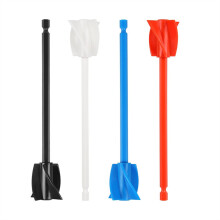 4Pack Harz-Mischpaddel, Epoxid-Mischaufsatz für Bohrer, wiederverwendbarer Farbmischer, für Epoxidharz, keramische Glasur, Silikon