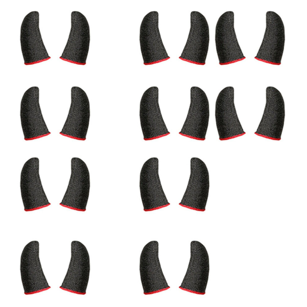 20Pcs Finger Sweat Proof Gaming Sleeves Waterproof Gaming Sleeves Thumbs Finger Sleeve Game Controller Finger Cover 4762149474079
