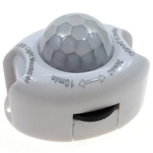 PIR-Infrarot-Bewegungsmelder DC5-24V Auto on Off Timer Switch Home LED Körper PIR-Bewegungsmelder Lampe (weiß)