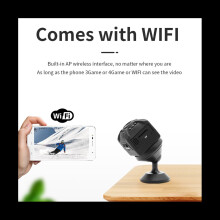 Mini Versteckte Kamera Drahtlose Sicherheit WiFi Kleine IP Kameras Smart Home Nacht Vision Magnetischer Camcorder Überwachung