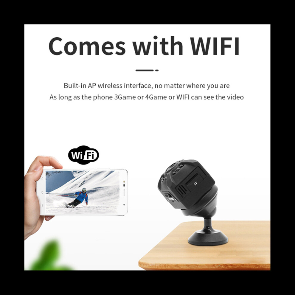 Mini Hidden Camera Wireless Security WiFi Small IP Cameras Smart Home Night Virsion Magnetic Camcorder Surveillance